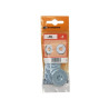 Lot de 8 Rondelles Acier Carbone Zingué Diam.10.5 Mm Standers