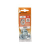 Lot de 10 rondelles en acier carbone zingué Diam.10.2 Mm