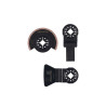 Set de 3 accessoires pour bois métal et carrelage Starlock