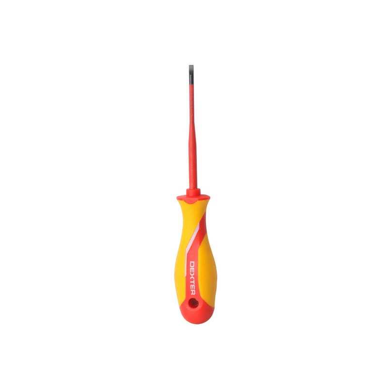 Tournevis Isolé Plat Sl4 L.100 Mm Dexter