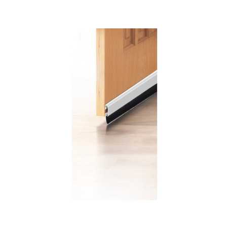 Bas de porte ? visser brosse AXTON L. 100 cm blanc