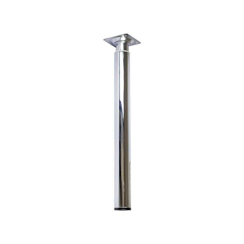 Pieds De Lit Acier Chromé 200 Mm - Lot De 4 Pièces - Hauteur Standard M8