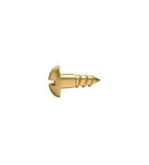 Lot de 40 Vis Laiton T?te Ronde Standers Diam.2.5 Mm X L.12 Mm