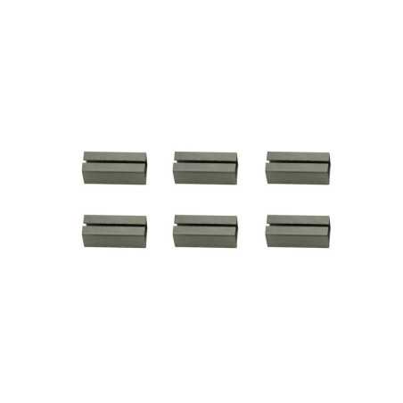 Lot de 6 Fourreaux Acier Zingué L.2 X L.0.8