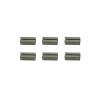 Lot de 6 Fourreaux Acier Zingué L.2 X L.0.8