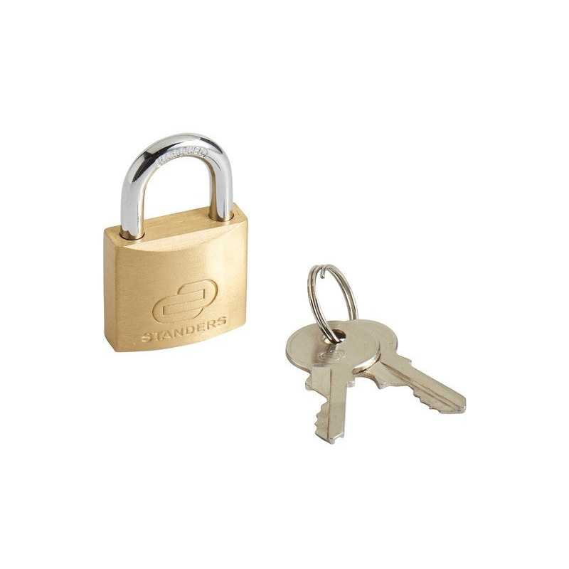 Cadenas à Clé Standers Laiton L.30 Mm