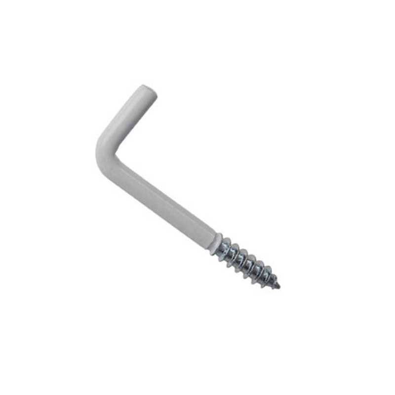 Lot de 15 gonds à visser acier epoxy Blanc Diam.3 X L.30 Mm Standers