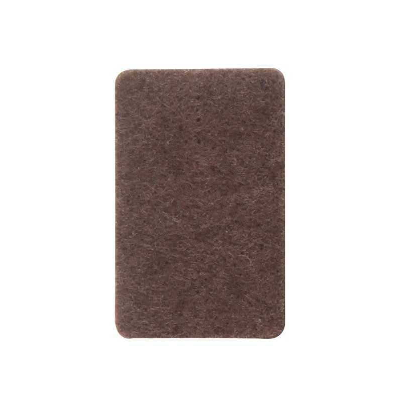 Patin Feutre Adhesif Marron 1000X85