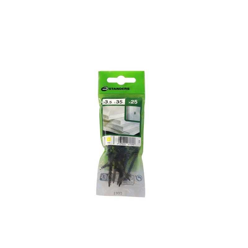 Lot de 25 Vis Acier Trompette Phillips Standers X L.35 Mm