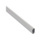 Barre de penderie blanc H.3 x l.200 x P.1.5 cm