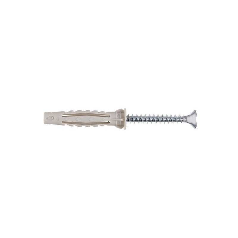 Lot de 8 Chevilles Et Vis à Expansion Standers Diam.8 Mm X L.50 Mm