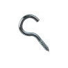 Lot de 15 Crochets à Visser Acier Zingué Diam.3 X L.16 Mm Standers