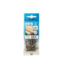 Lot de 30 Vis Inox Tête Fraisée Standers Diam.3 Mm X L.30 Mm