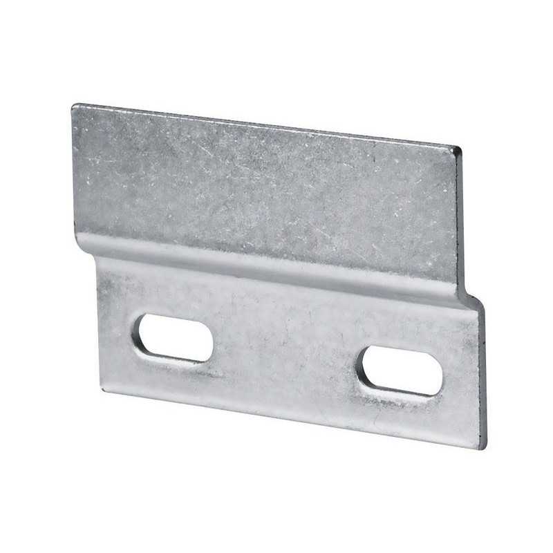 Lot de 2 profils pour suspension de meubles hauts en acier zinguéL.45 Mm