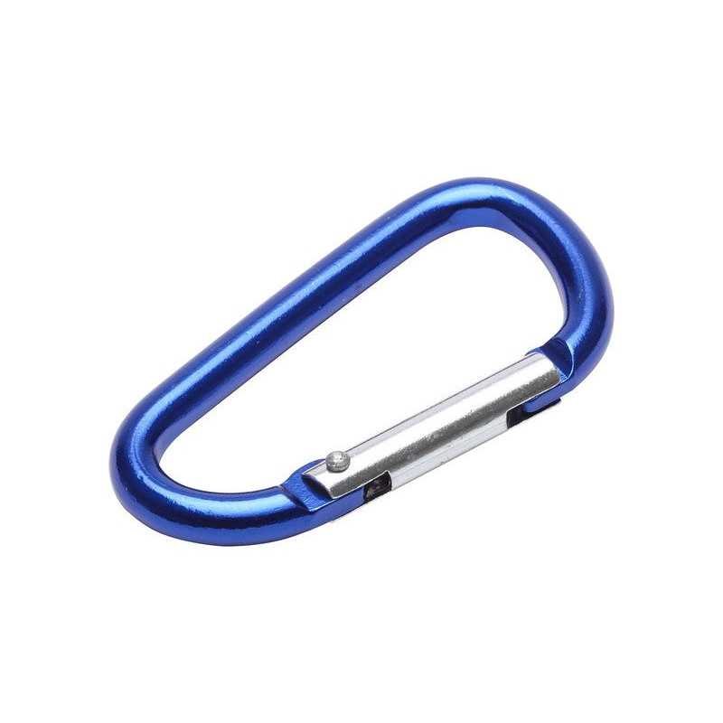 Mousqueton 60Mm Bleu