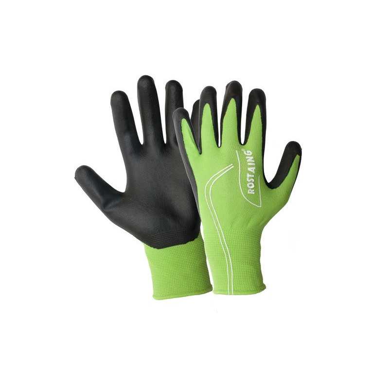 Gant de jardinage bricolage multiusage Rostaing fushia ou violet ou vert Taille 7 - S