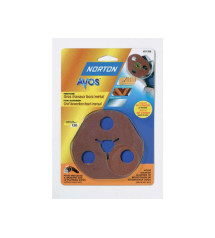 Lot de 3 disques abrasifs norton 115 Mm grains 120