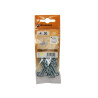 Lot de 20 Boulons Tête Autofraisée Plate Acier Zingué L.20 X Diam.4 Mm Standers