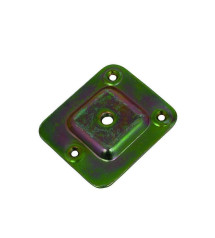 Plaque de montage inclinaison 10° acier à visser H.67 x l.58 mm