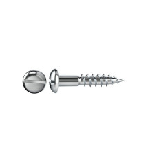 Lot de 40 Vis Acier Tête Ronde Standers Diam.4 Mm X L.16 Mm