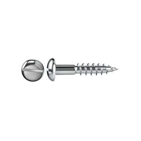 Lot de 40 Vis Acier Tête Ronde Standers Diam.4 Mm X L.16 Mm