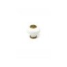 Lot de 4 Boutons De Meuble Rond Porcelaine Brillant H.28 X L.31 X P.31 Mm