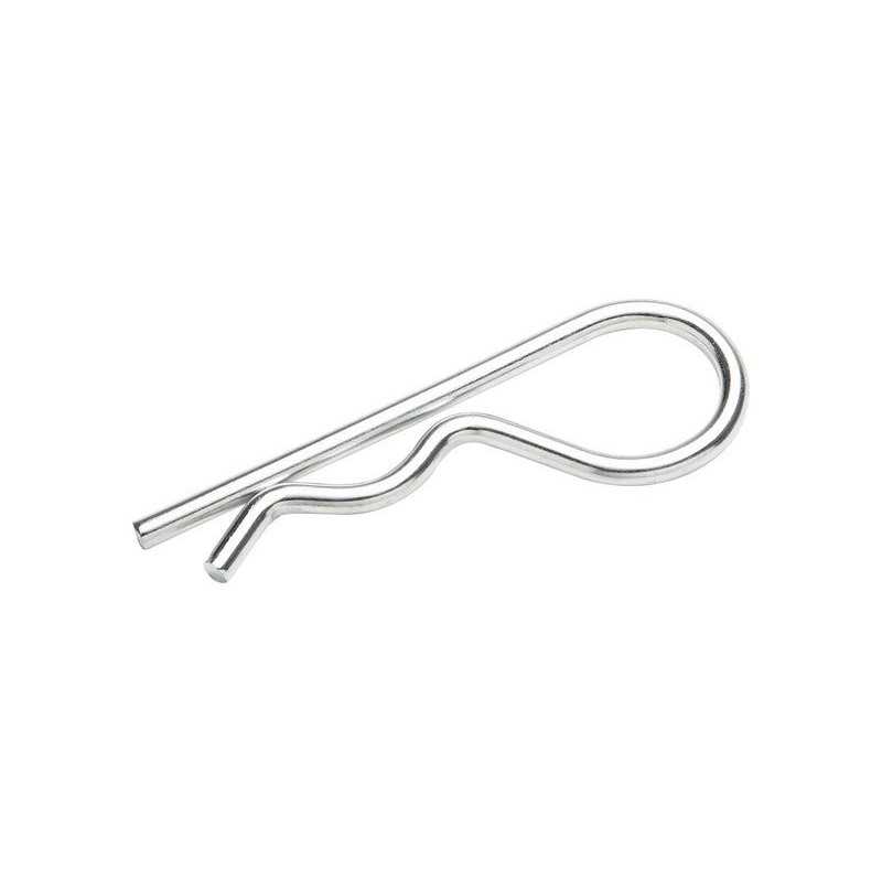 Lot de 2 Goupilles Bêta Acier Standers Diam.5 Mm L.100