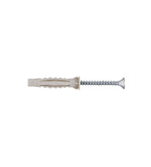 Lot de 5 Chevilles Et Vis à Expansion Standers Diam.8 Mm X L.50 Mm