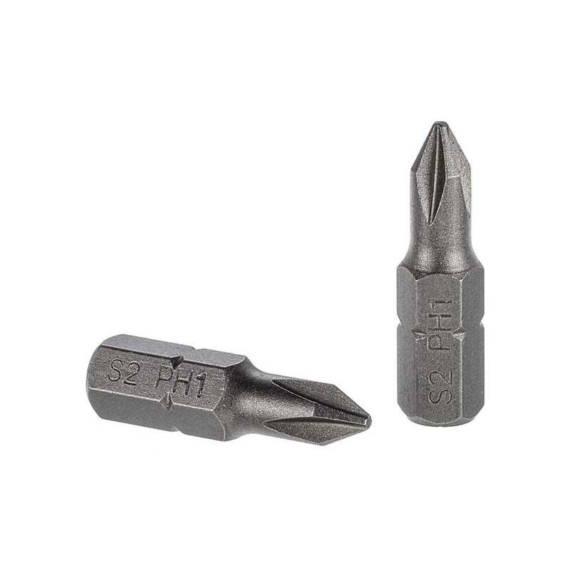 Lot de 2 embouts de vissage Dexter Ph1 25 Mm