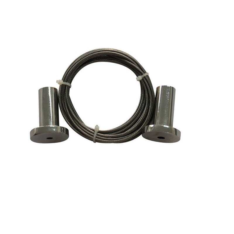 Câble Seul Pour Mur Chromé L.4 M