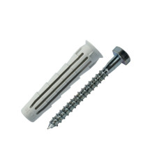 Lot de 2 chevilles et tirefonds Spit Diam.14 Mm X L.70 Mm