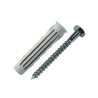 Lot de 2 chevilles et tirefonds Spit Diam.14 Mm X L.70 Mm