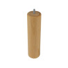 Pied De Lit - Sommier Cylindrique Fixe HÃ?Âªtre Vernis Blanc 25 Cm