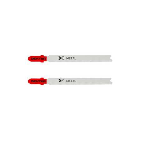 Lot de 2 lames pour métal coupe droite 1-3 Mm
