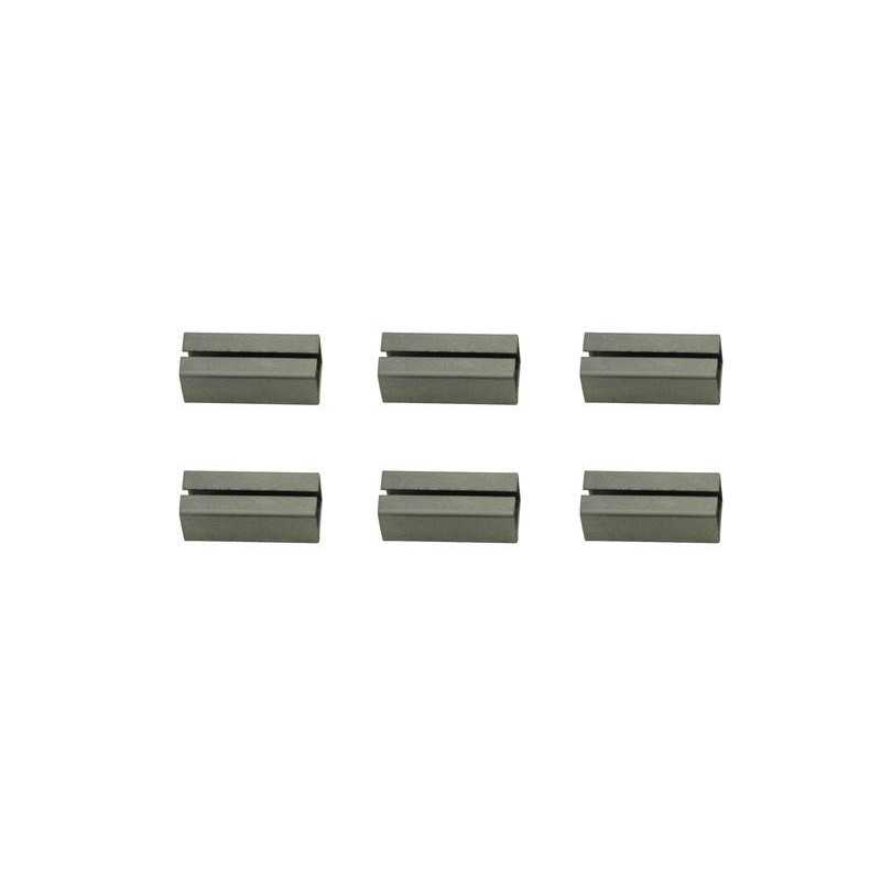 Lot de 6 Fourreaux Acier ZinguÃ© L.2 X L.0.7