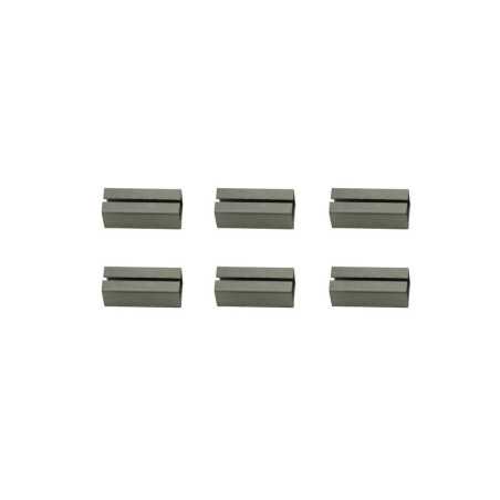 Lot de 6 Fourreaux Acier ZinguÃ© L.2 X L.0.7