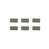 Lot de 6 Fourreaux Acier ZinguÃ© L.2 X L.0.7
