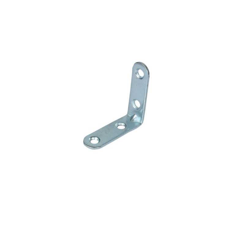 Equerre de chaise fer zingué H.6 Cm