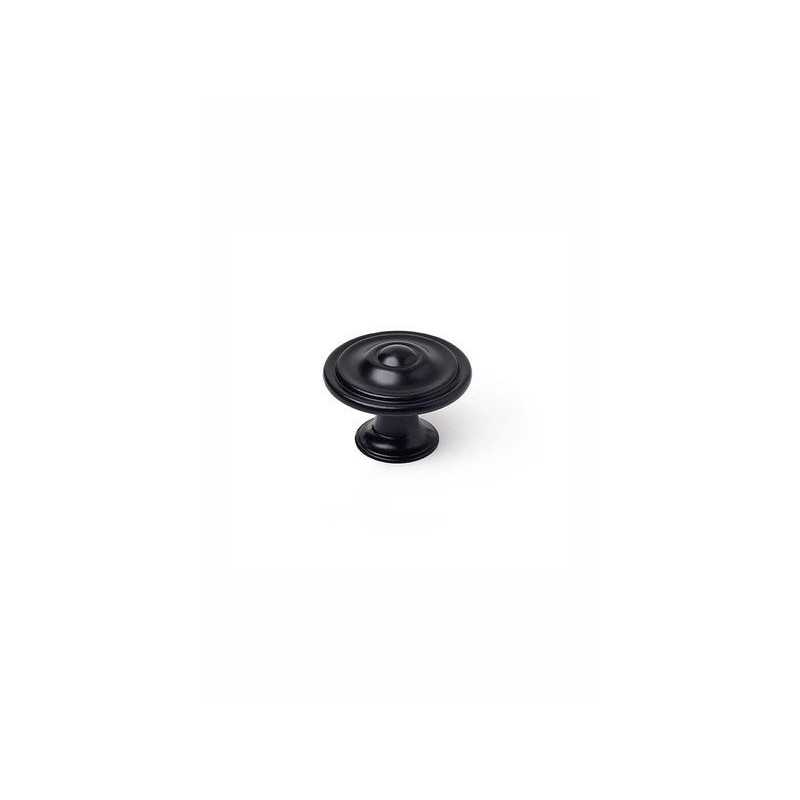 Lot de 4 Boutons De Meuble Rond Zamak Peint H.26 X L.35 X P.35 Mm