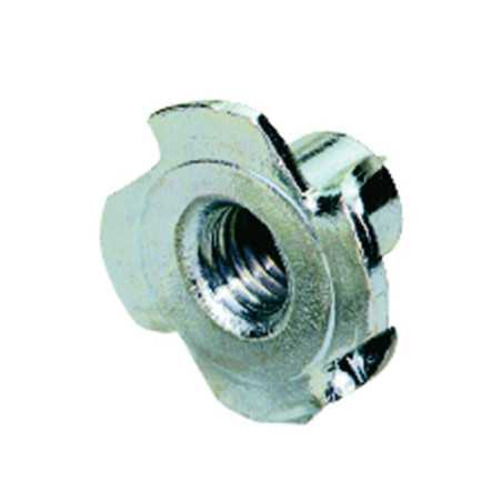 Lot de 8 écrous à Enfoncer Acier Chromé Hettich L.22 Mm