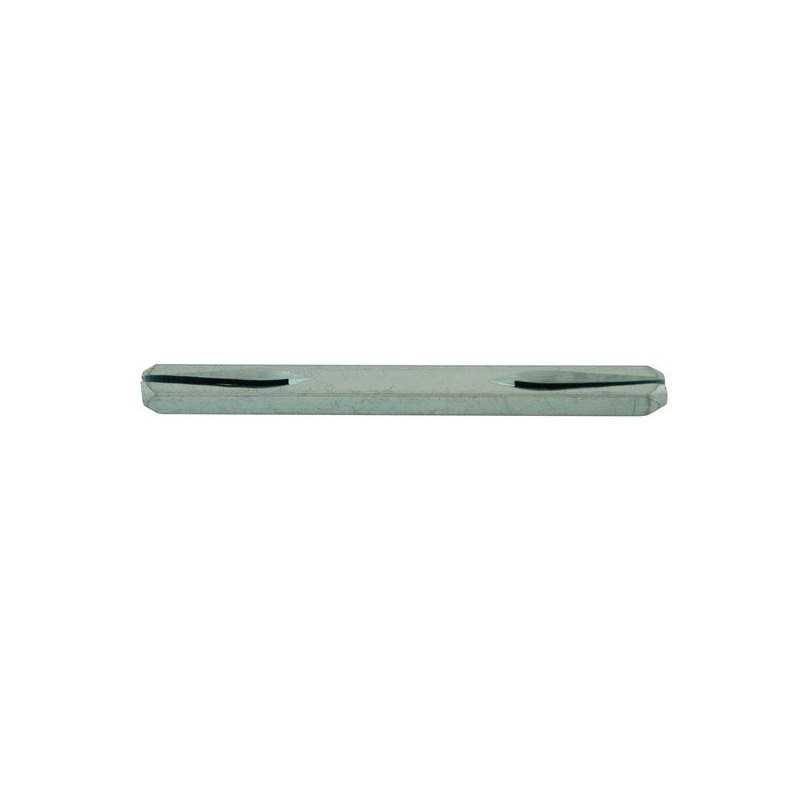 Carré acier zingué L.12 X L.0.7mm