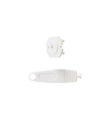 Lot de 12 Cache-Prises Blanc Standers