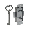 Serrure de meuble fer en applique Hettich 25 Mm réversible