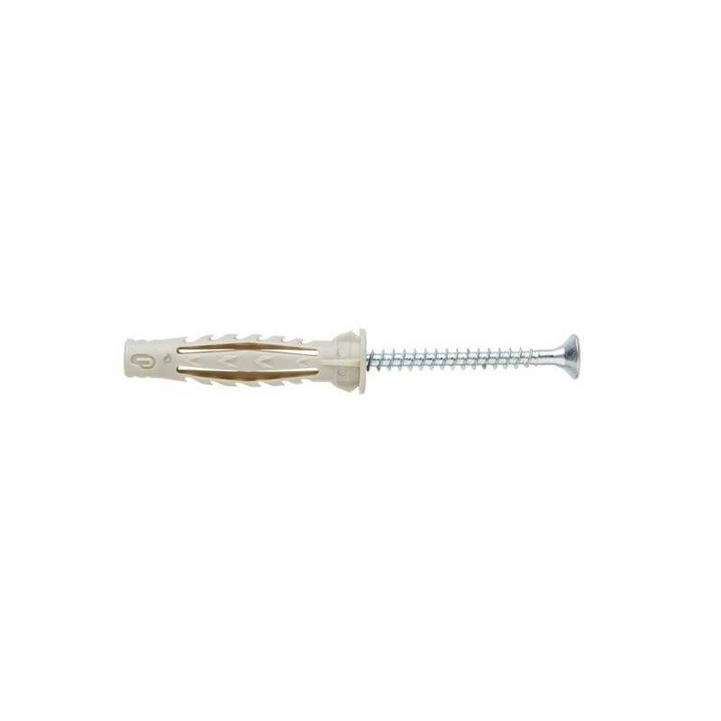 Lot de 25 Chevilles Et Vis à Expansion Standers Diam.10 X L.60 Mm