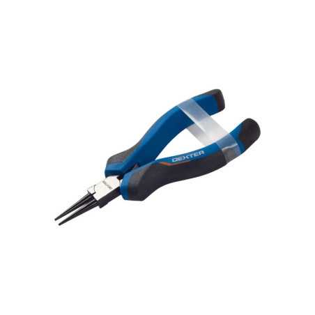 Mini-Pince à Bec Rond Sans Protection électrique Dexter 856513 80 Mm