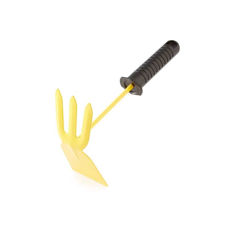 Binette Langue Et Fourche Acier Manche Plastique L.11.5 Cm