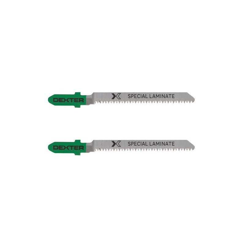 Lot de 2 lames pour parquet et stratifié coupe franche 1.5-15 Mm