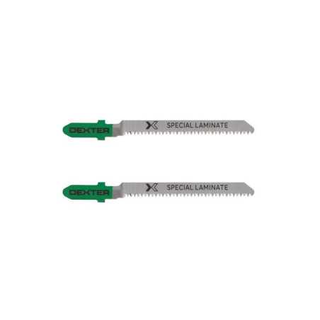 Lot de 2 lames pour parquet et stratifié coupe franche 1.5-15 Mm