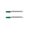 Lot de 2 lames pour parquet et stratifié coupe franche 1.5-15 Mm