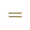 Lot de 2 Vis Acier Laitonné L.4.5 X L.0.7